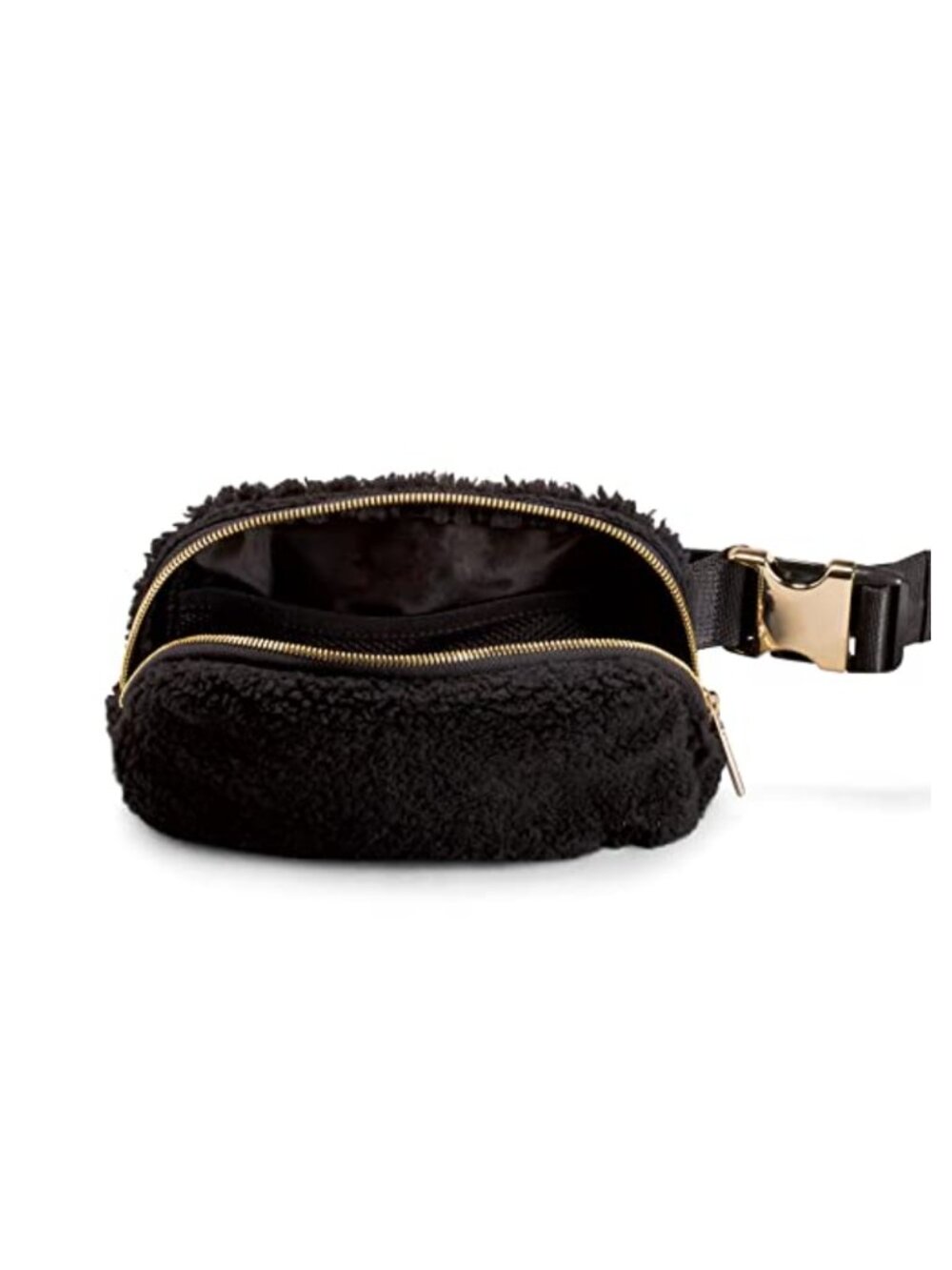 Sherpa Fleece Belt Bag Fanny Pack Crossbody Adjustable Strap Waist Bag